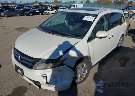 2016 Honda Odyssey Ex-L z USA, uszkodzony, nr VIN 5FNRL5H67GB040852